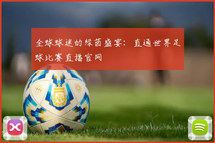 全球球迷的绿茵盛宴：直通世界足球比赛直播官网